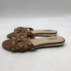 JENNIFER LOPEZ GINGKO STRAPPY Tan STUDDED SLIP ON SANDALS - Size 8 M