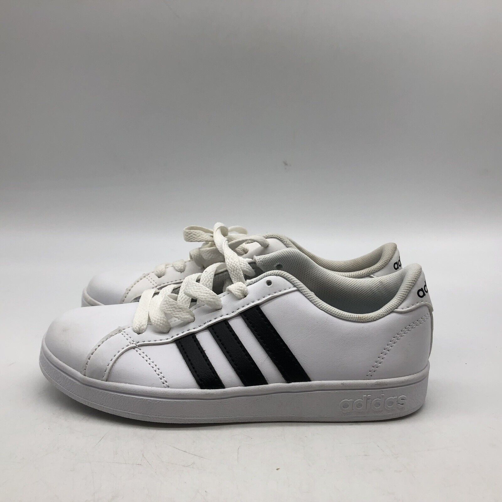 Adidas Neo Baseline Kids Sneakers Shoes AW4299 White Black Size 1.5 SEKENY Adidas Neo Baseline Kids Sneakers Shoes AW4299 White Black Size 1.5 SEKENY