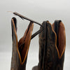 Dan Post DP4572 Women's Brown Square Toe Mid Calf Pull On Western Boots Size 9 M