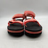 TevaFlatform Universal Women's Orange Black Hook & Loop Strappy Sandals Size 8