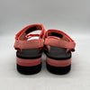 TevaFlatform Universal Women's Orange Black Hook & Loop Strappy Sandals Size 8
